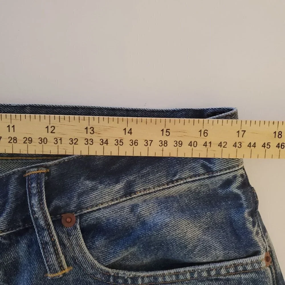 Polo Ralph Lauren‎ Varick Slim Straight Jeans 34x32 Actual 34x30 Paint Splatter